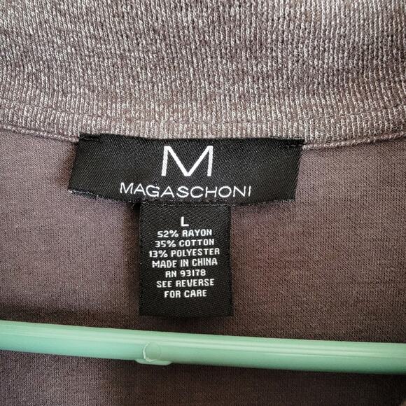 Magaschoni Men's Quarter Zip Pullover Sweater - Picture 4 of 4